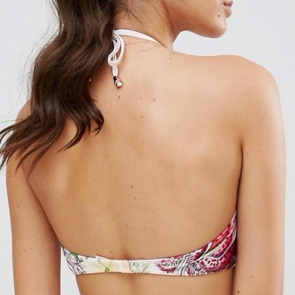 Ted Baker Encyclopedia Bandeau Swim Bikini Top - Picture 6 of 7